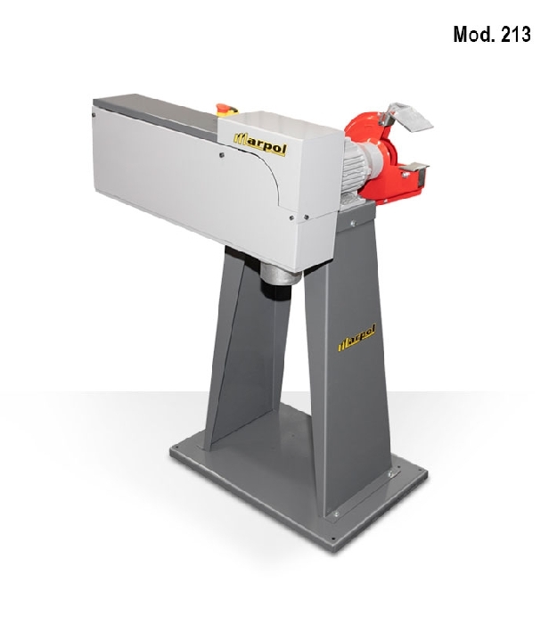 Swiveling belt sanders combined with grinding wheels