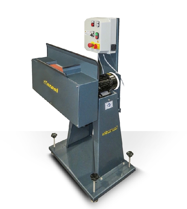 Horizontal belt grinder