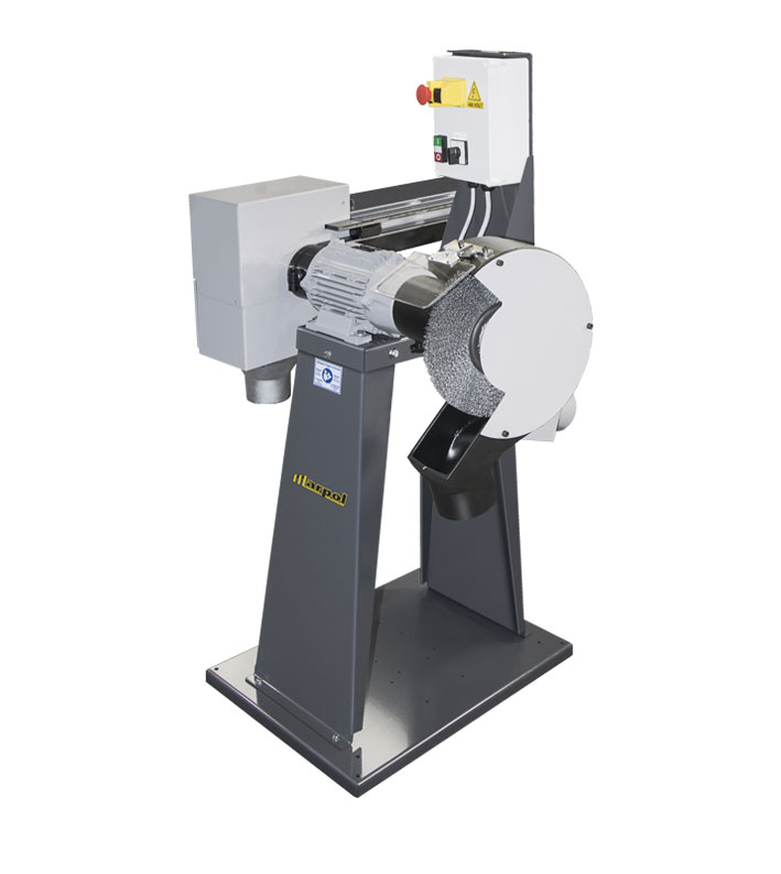 Swiveling belt sander combined with brush polishing machine - mod. 363/366